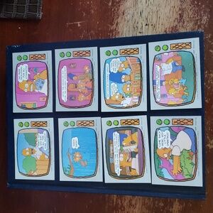 1990 simpsons cards. Excellent condition.